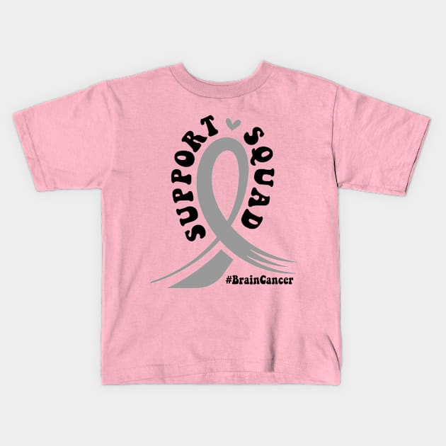 Brain Cancer Kids T-Shirt by TShirtHook